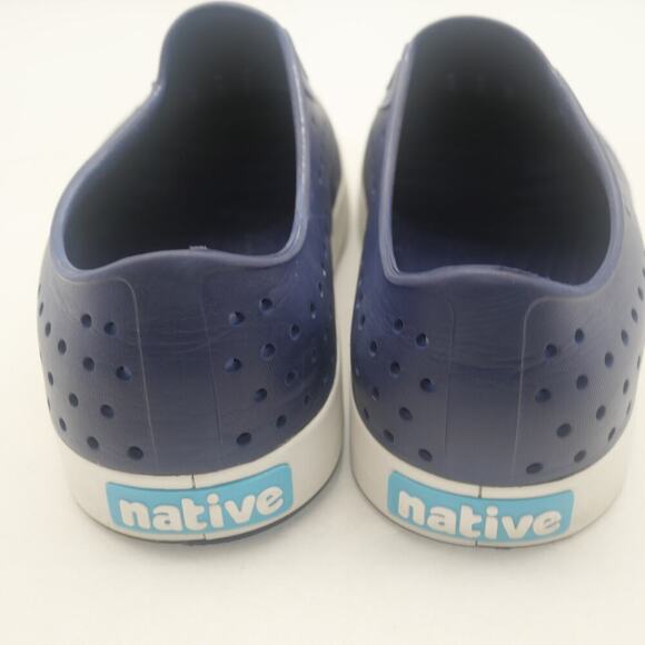 NEW Native Men's 6 Women's 8 Jefferson Water Slip On  Shoes Regatta Blue - Picture 5 of 9